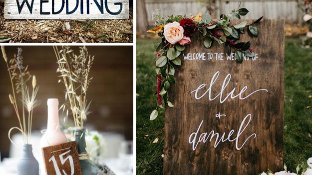 Como hacer carteles para bodas 28